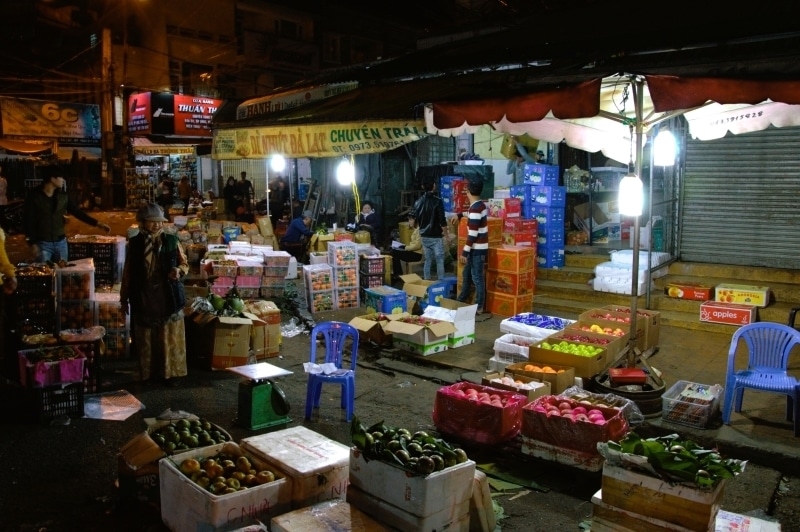 mercado local en Da Lat
