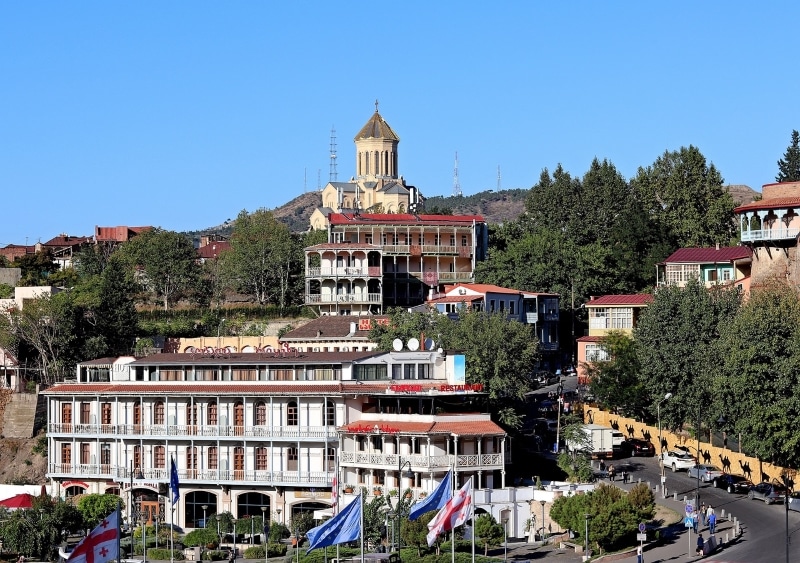cidade velha em Tbilisi