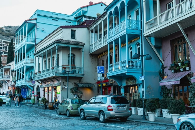 parque de estacionamento em Tbilisi