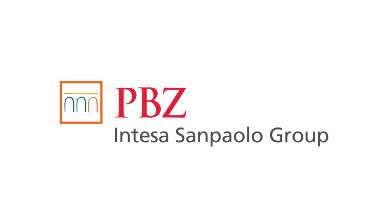 PBZ bank logo in Croatia