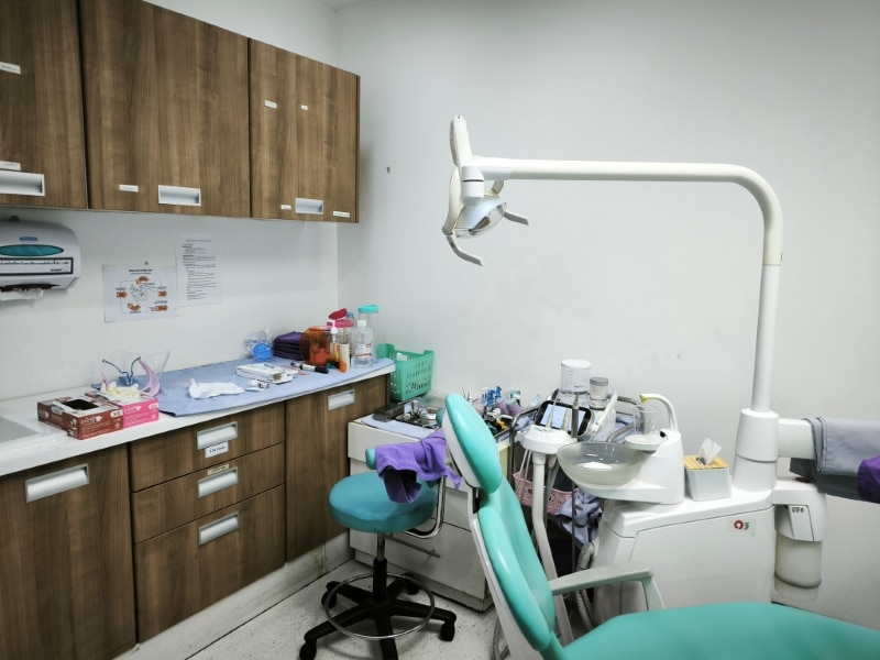 sala dental después del tratamiento