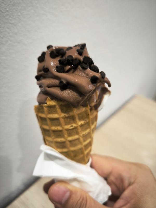 helado después del tratamiento