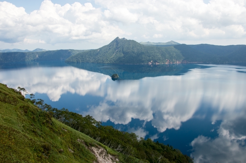 lake Machu, clearest lake in hokkaido
