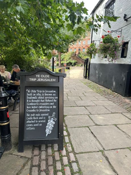 ye olde trip to jerusalem nottingham