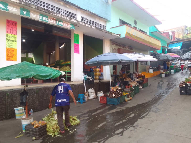 Behind Market in Mexico