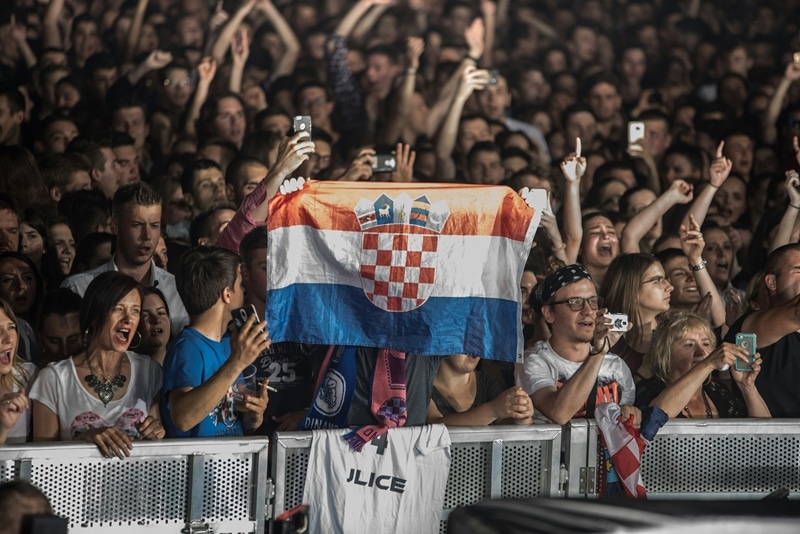 Croatia football fan