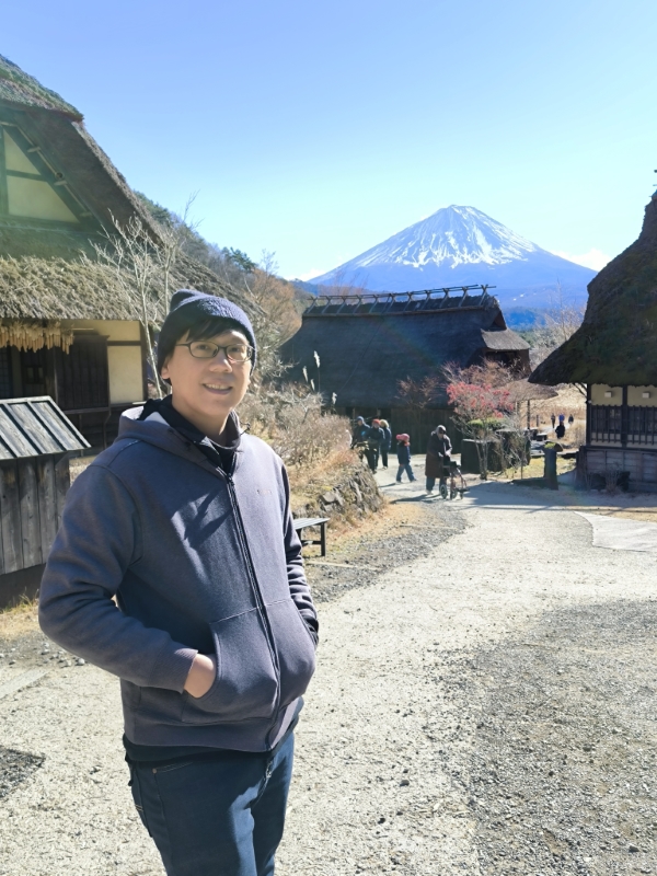lake Saiko in Kawaguchiko