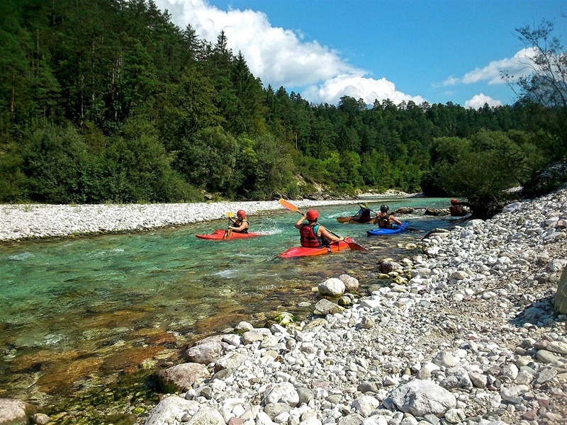 Kayaking in Slovenia