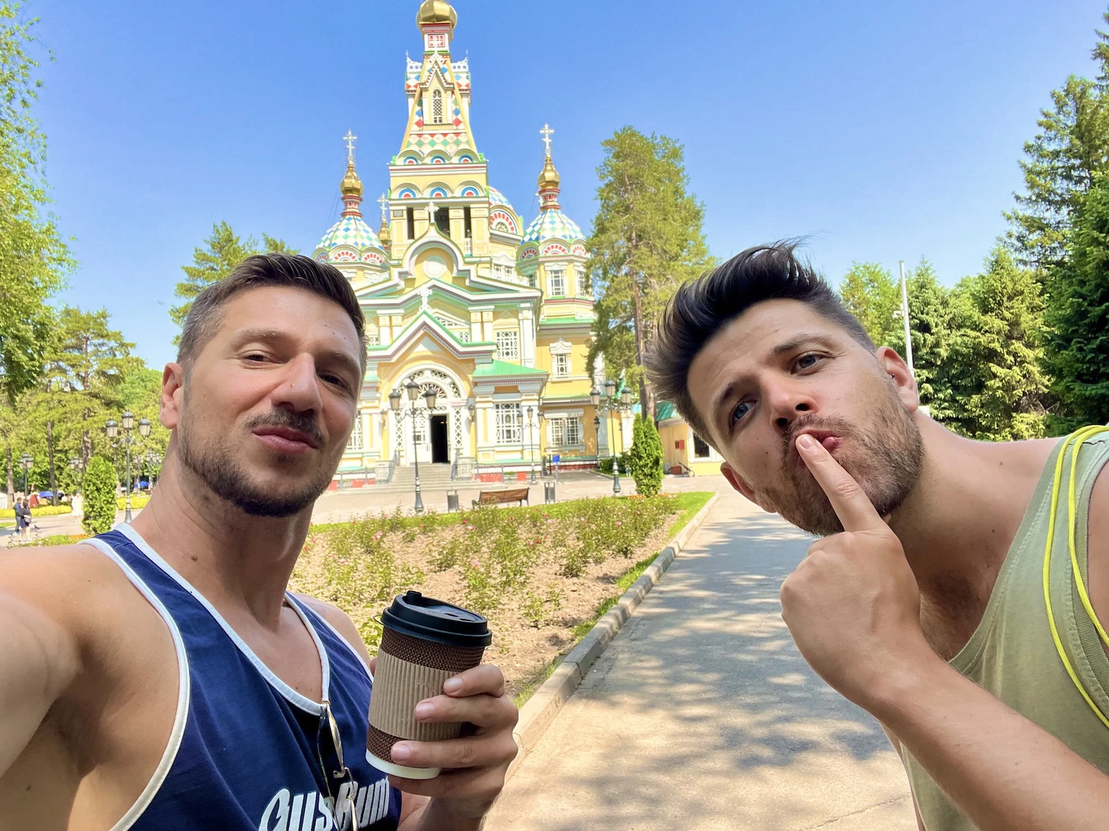 Fabrio and Ryan in Kazakhstan