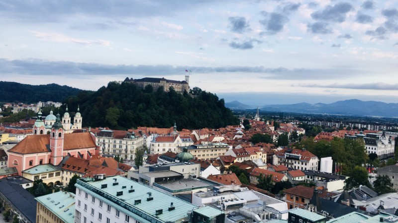 Ljubljana, the capital city of Slovenia