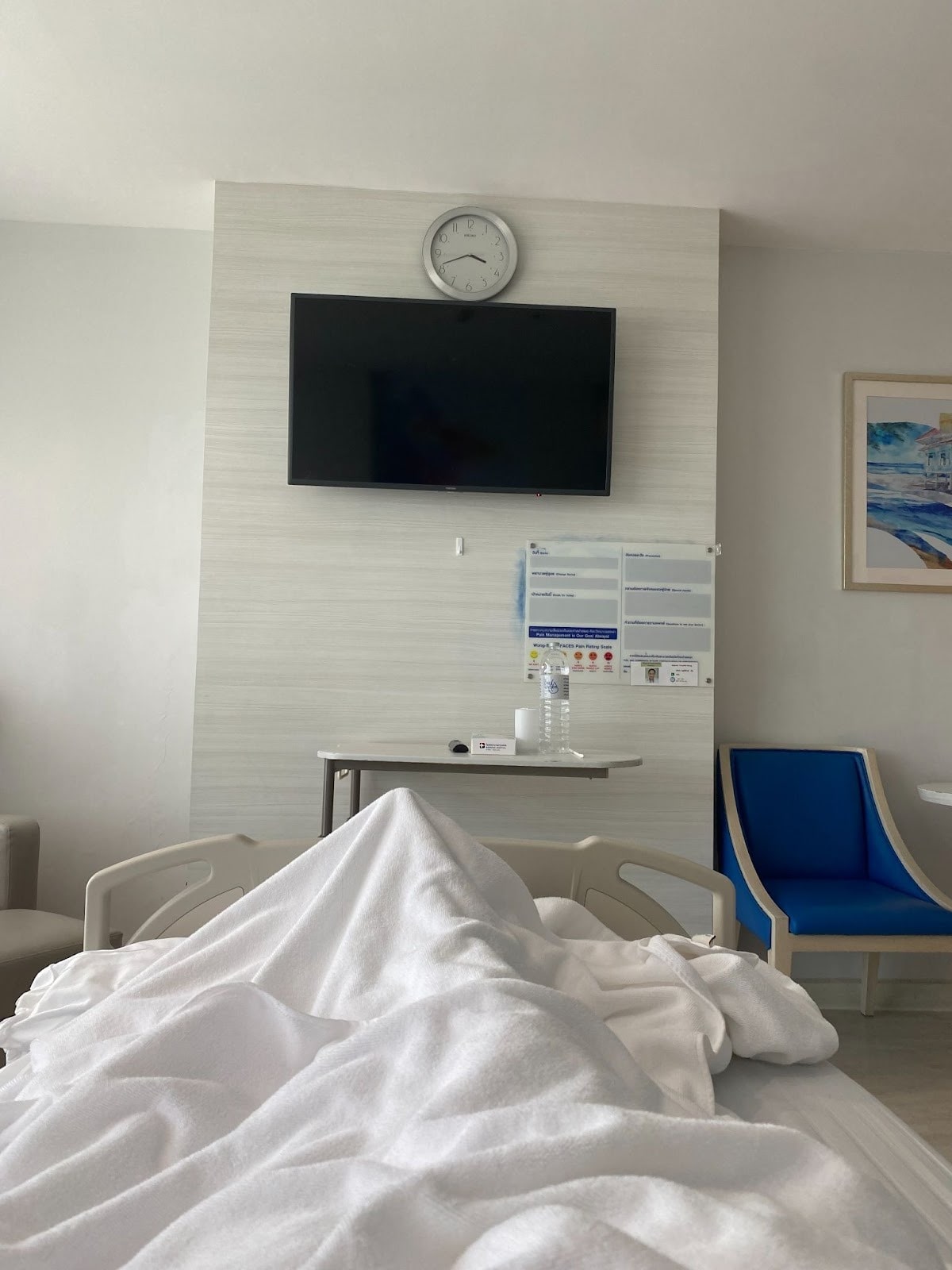patient room in Bangkok hospital