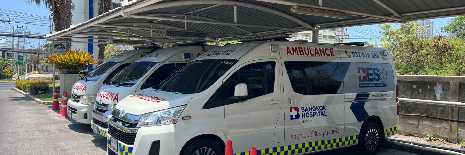ambulance at bangkok hospital hua hin