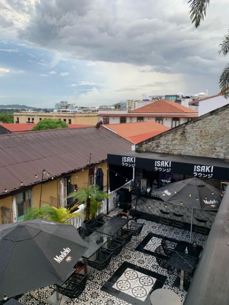 Rooftop view over Casco Viejo, Panama City's historic quarter
