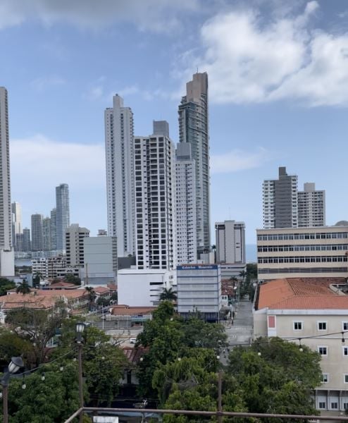 Apartment buildings in Panama City