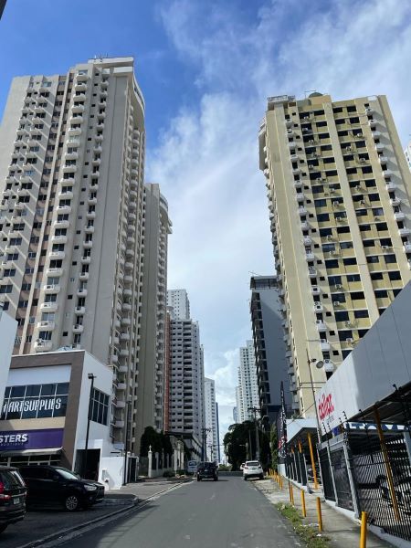 A residential street in the San Francisco district of Panama City