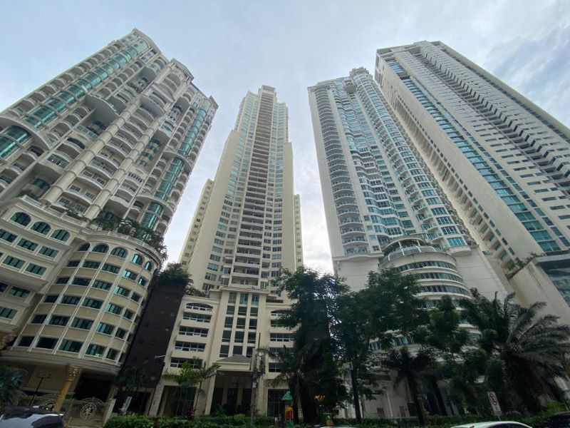 Residential apartment towers in Punta Pacifica, Panama City