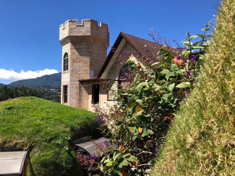 A castle-style hotel set in the hills of Boquete, Panama