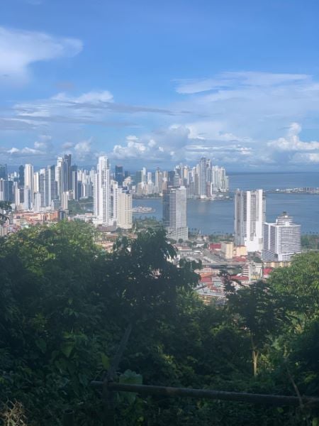 Panama City skyline with modern skyscrapers