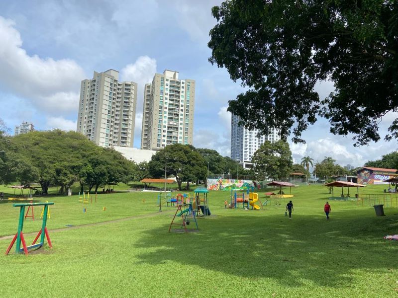 Playground at Parque Omar in Panama City