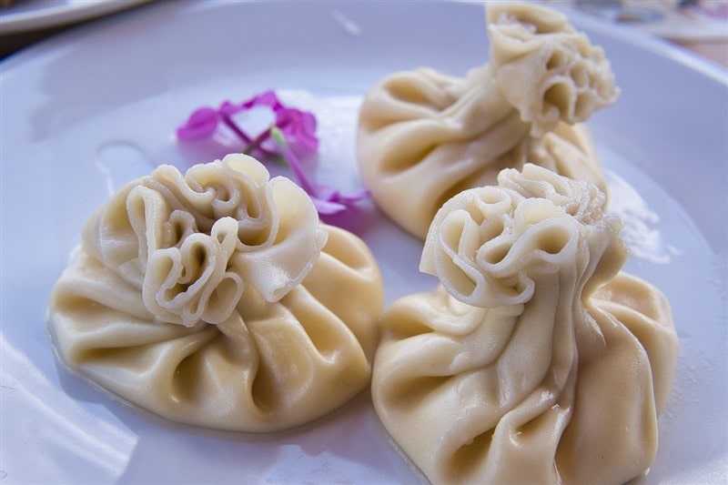 Khinkali, a Georgian dumpling dish