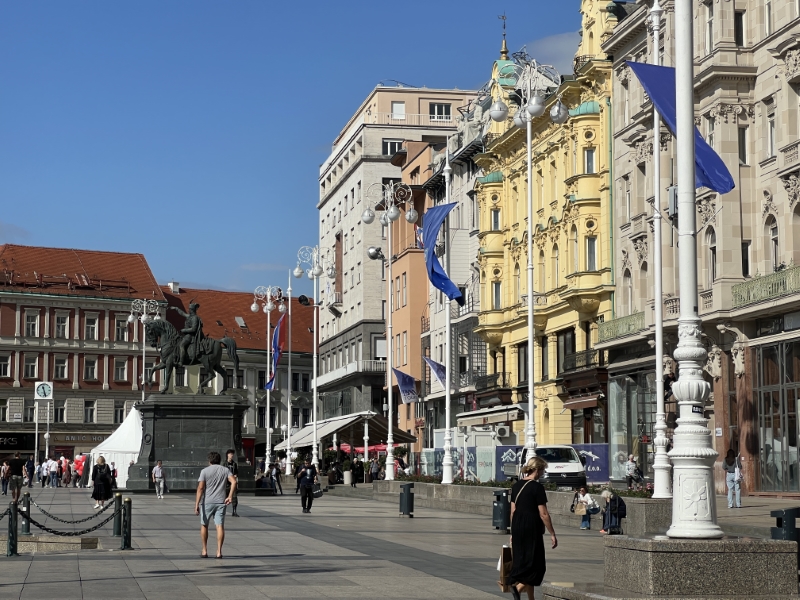 Ban Jelacic Square in Zagreb