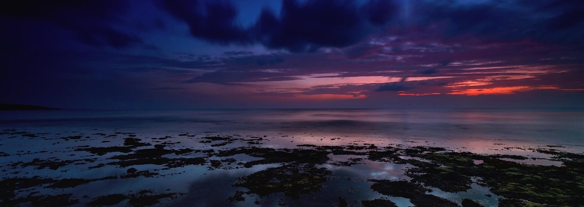 Coastline of Cebu island in the Philippines at sunrise
