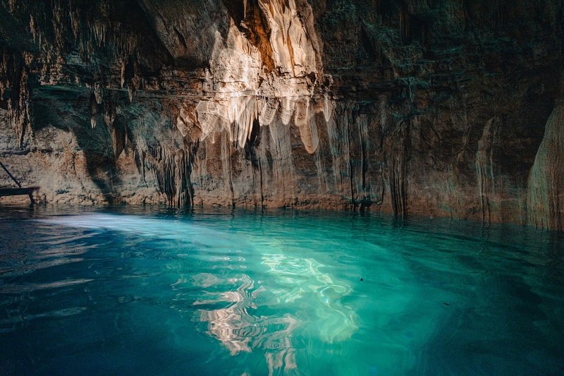 This is a cenote in the Yucatán
