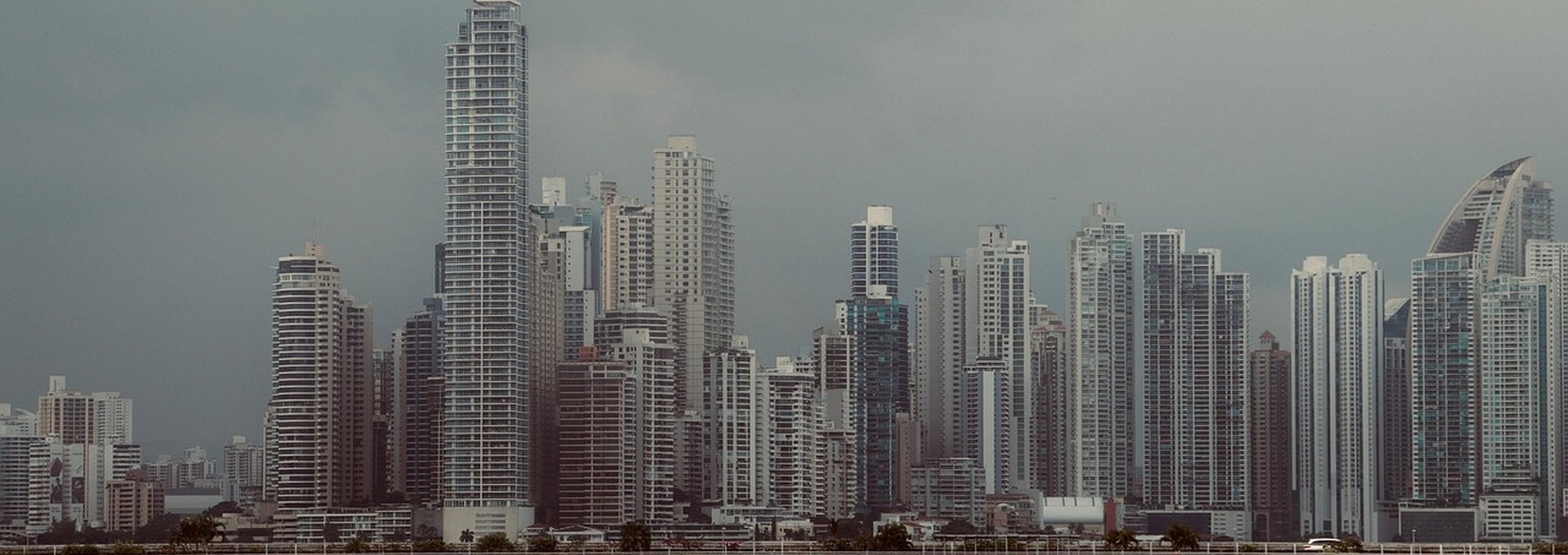 Panama City skyline of condo towers