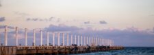 The pier at Playa del Carmen on the Quintana Roo coast