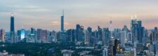 Kuala Lumpur skyline at dusk
